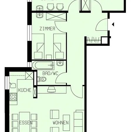 Azur Appartement-fewo 4-bettwohnung Nr- 2 By Interhome Appartement *