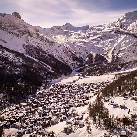 Azur Appartement-fewo 4-bettwohnung Nr- 2 By Interhome Appartement Saas-Fee